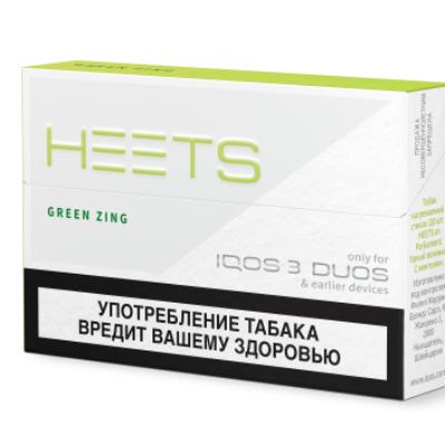 Табачные стики heets green zing для IQOS